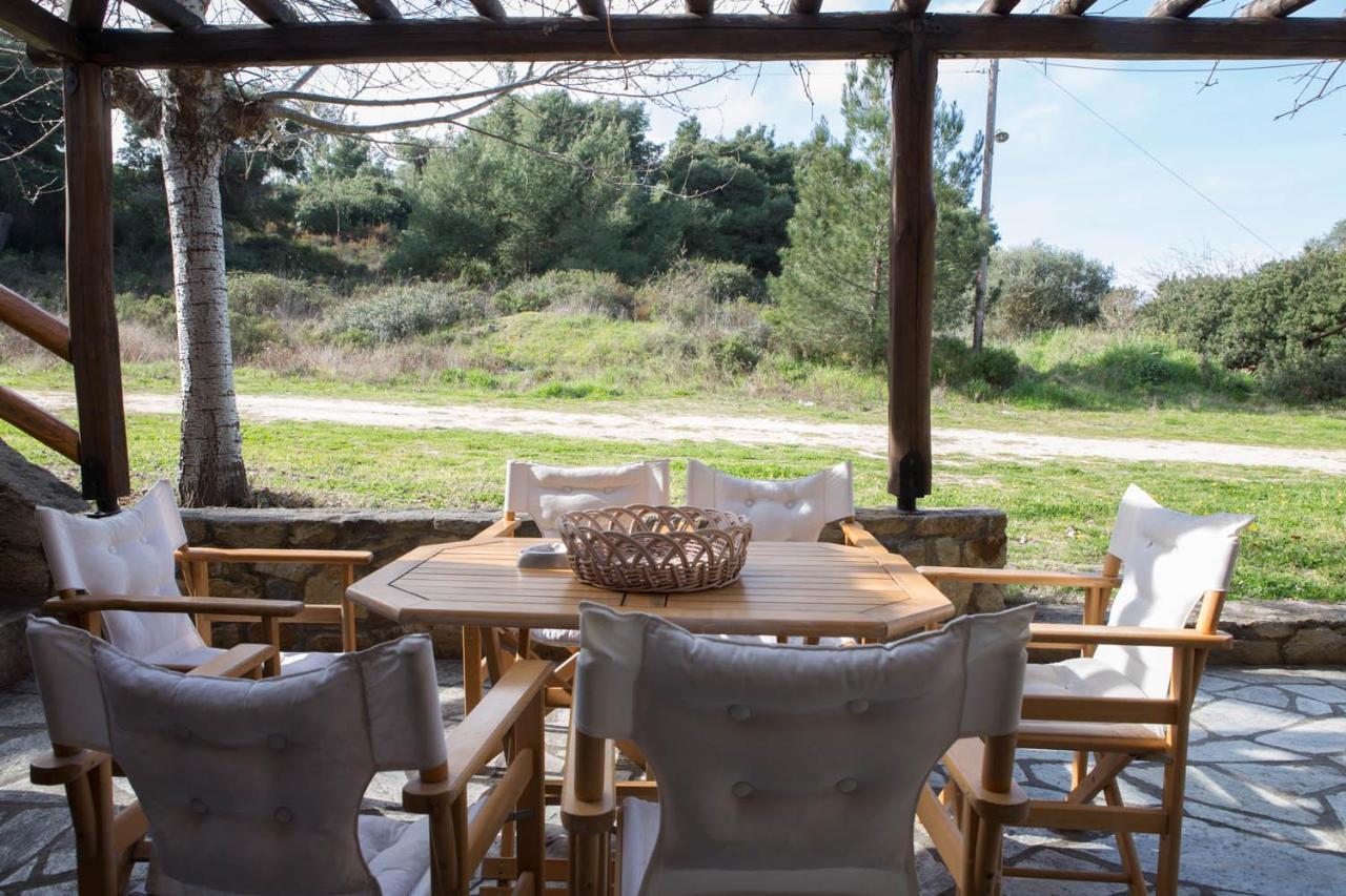 Villa Achilles, Trani Ammouda Beach #Feelslikehome Órmosz Panajász Kültér fotó